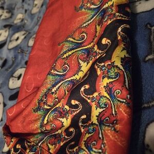 Ladies soft and silky button up top size xl